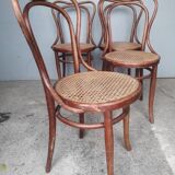 Series 4 chairs cannes bistro by Jacob and Josef KOHN No.55