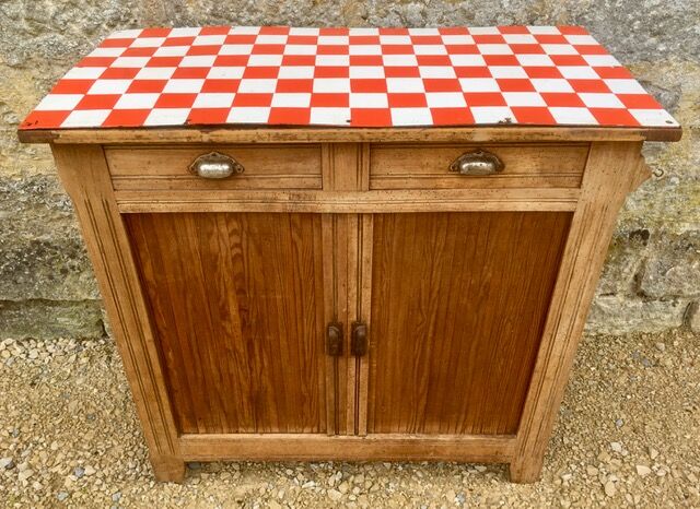 Old parisian buffet sliding doors