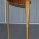 Paire de tables console demilune Bevan Funnell Phoenix en bois de zebrano