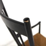 Vintage J16 rocking chair in beech by Hans Wegner for Möbler FD B, Denmark 1960s