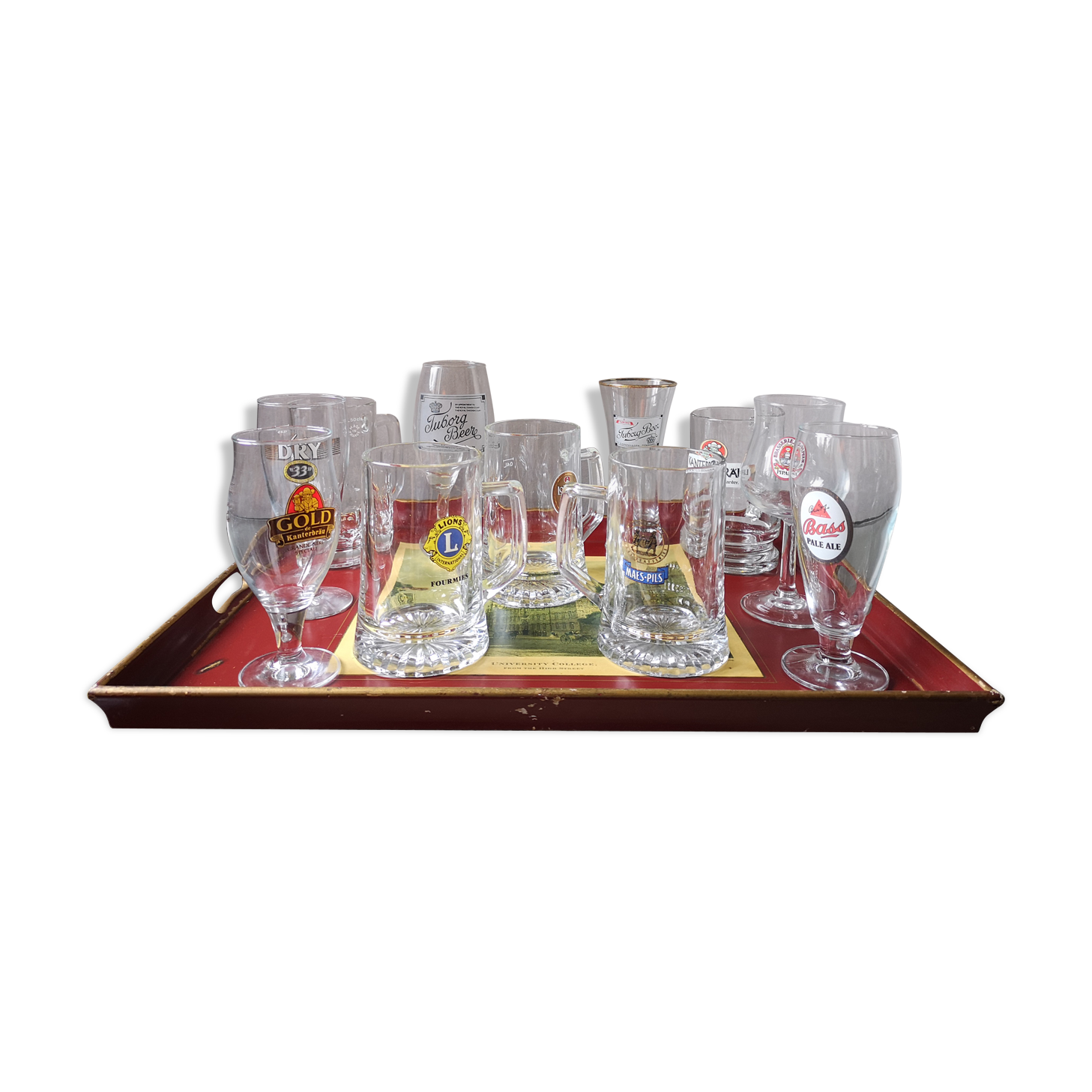 Set de 11 chopes à bière