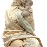 "Vierge à l'enfant" par A. Maeterlinck-Lefebvre