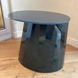 Midnight Blue Pli Pedestal Table by Victoria Wilmotte