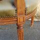 green medallion armchair