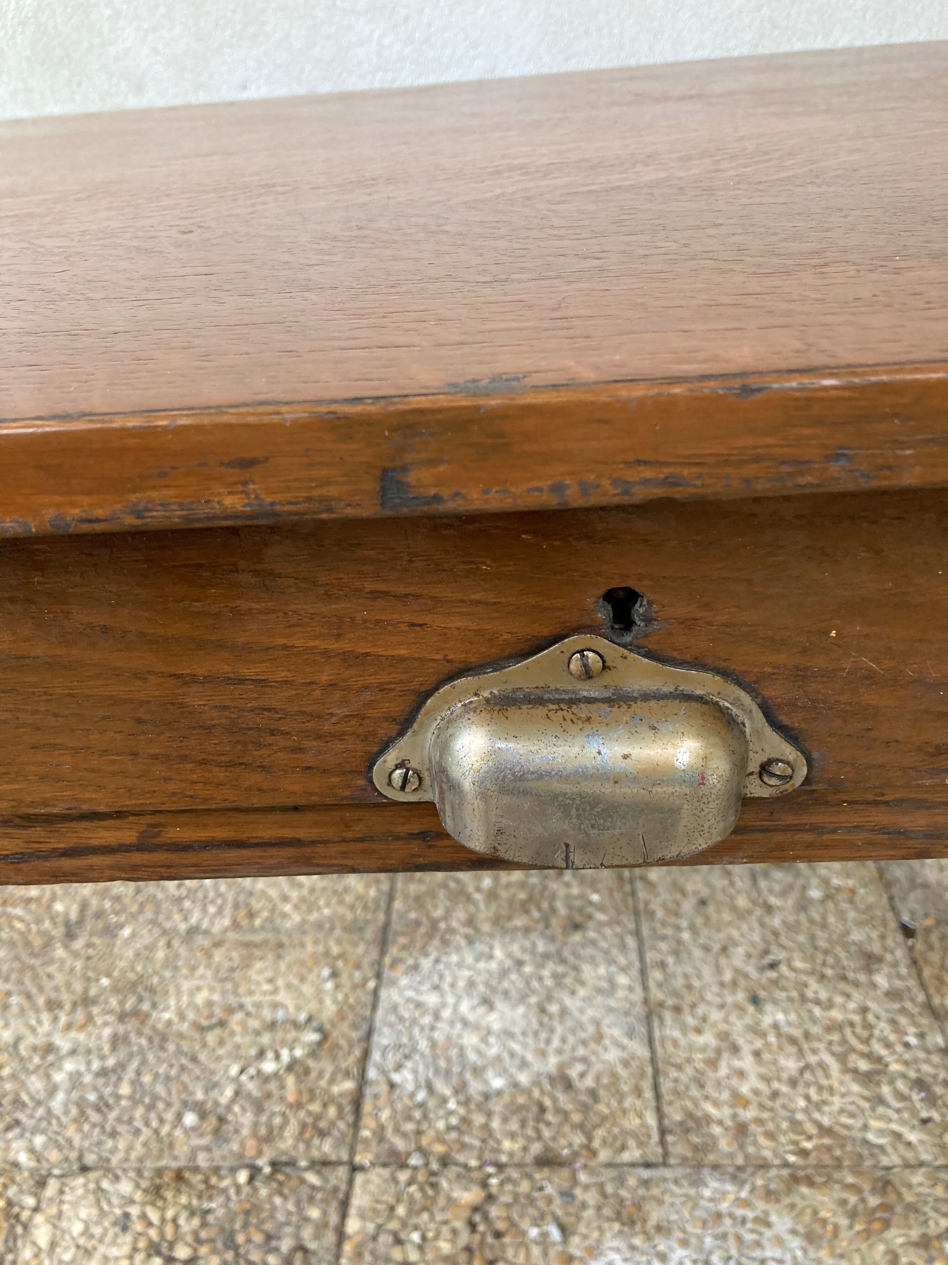 Square-foot table with drawer