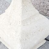 Lamp of the 70s in limestone