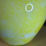 Murano Glass - Moretti Workshop - Large designer glass vase with inclusions