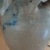 Old stoneware jar lamp