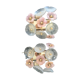 Murano pair of sconces in flower model 1980