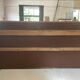 TRAVEL TRUNK RECTANGLE DEBUT XXE WOOD BROWN LEATHER SHEATH