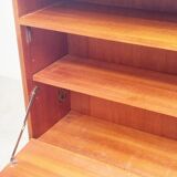 Vintage teak cabinet or secretaire by Simpla Lux