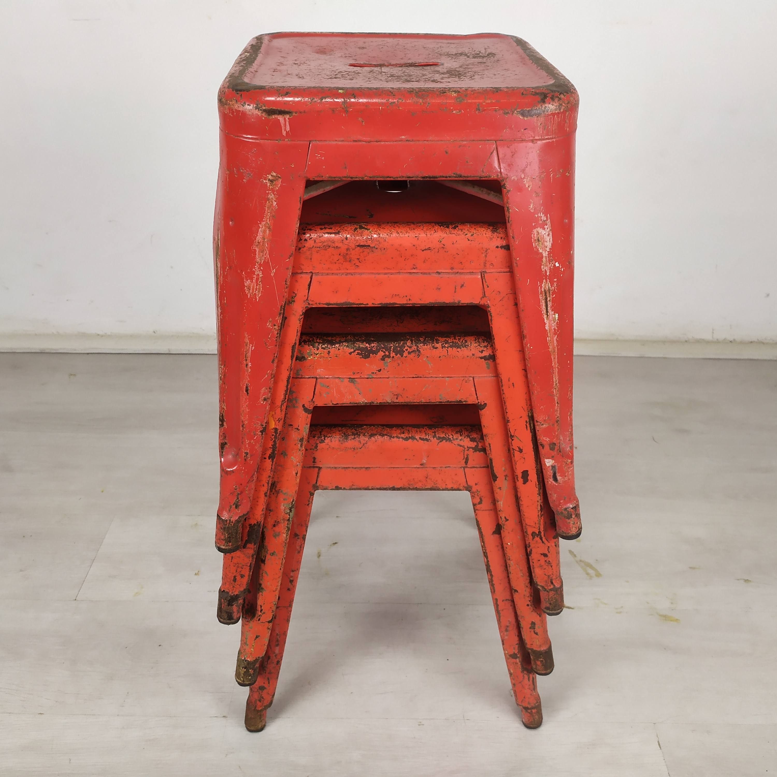 4 tolix indus stools