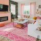 Magnificent pink Berber rug for your traditional space 2/3 m.