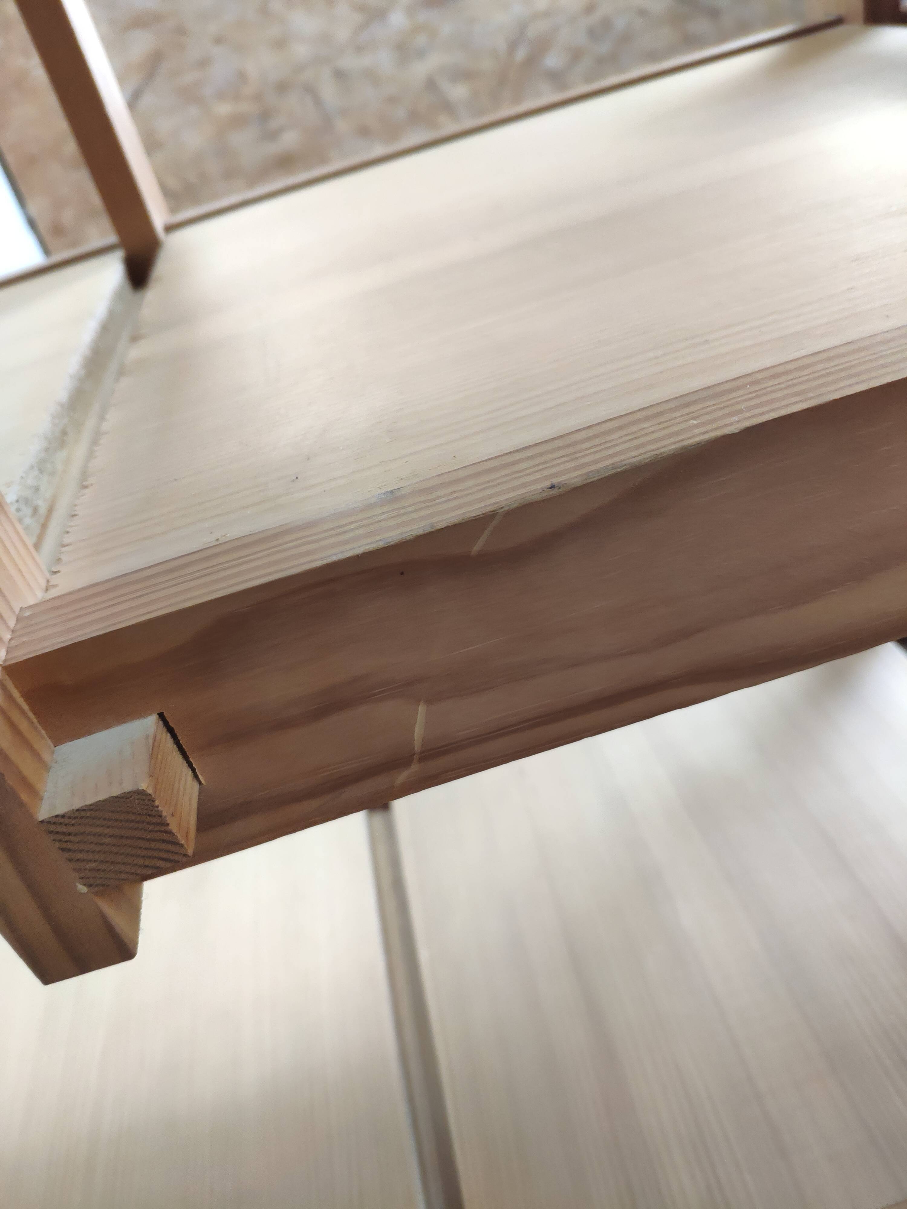 Pine staircase shelf design bauhaus circa 80