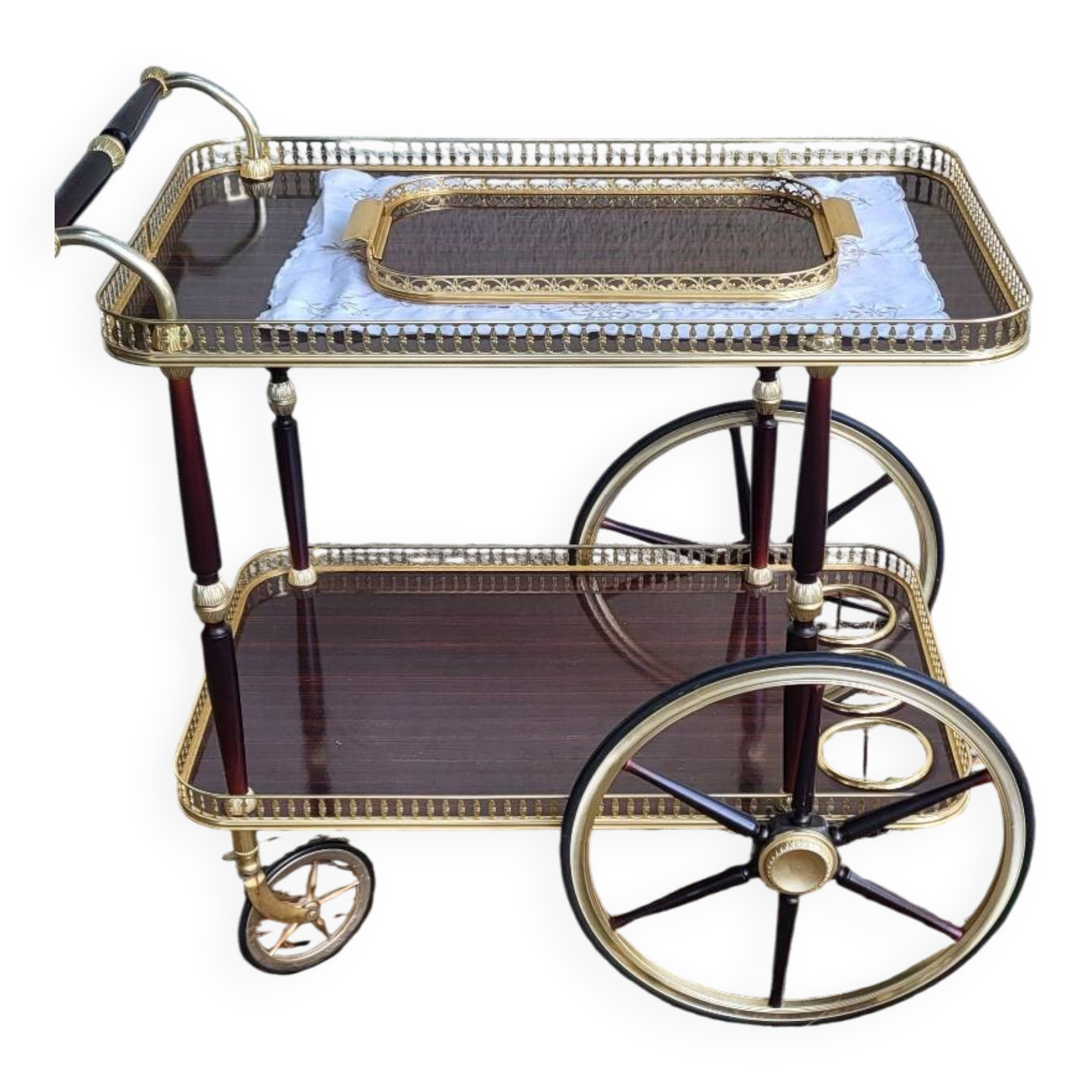 Rolling service trolley
