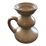 Bougeoir grès beige
