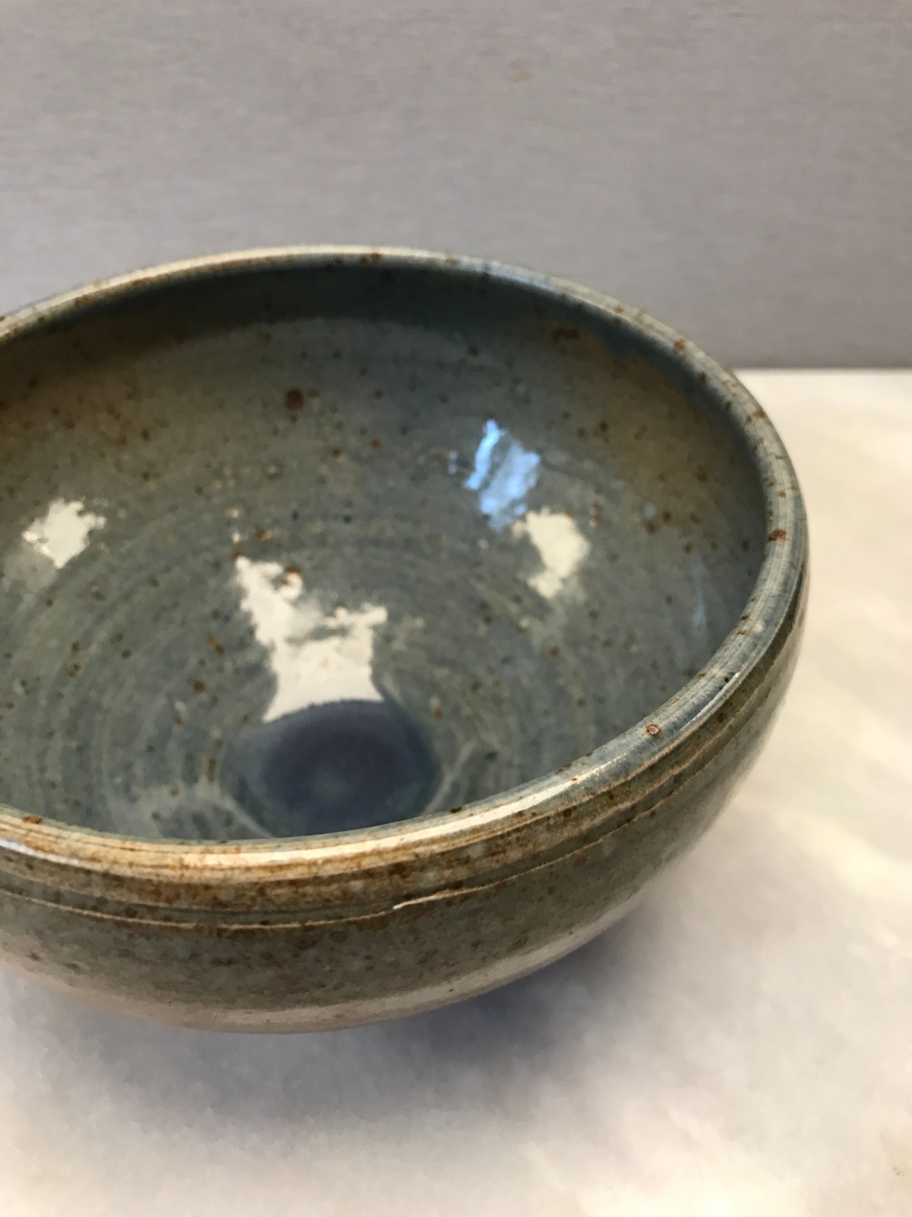 Enamel ceramic bowl