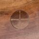 Tabouret tripode vintage en bois  1950