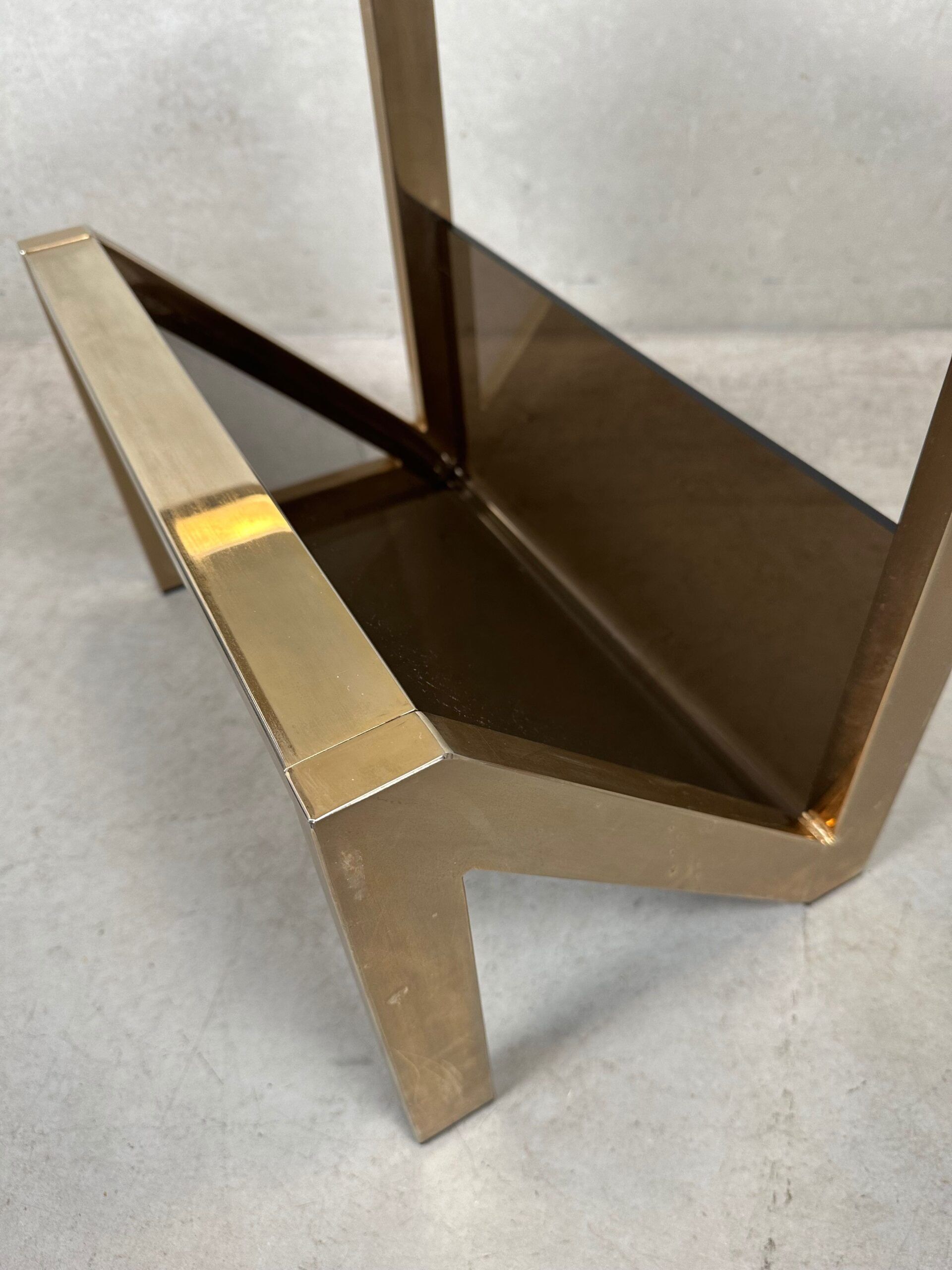Vintage side table / magazine rack – Belgochrom