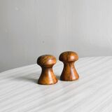 Salière et poivrier en bois