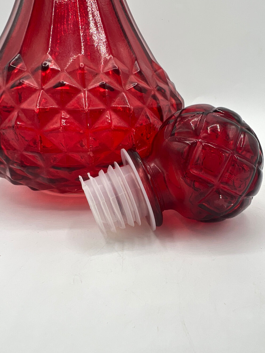 Vintage glass decanter