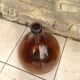 Old demijohn bonbonne smoked glass