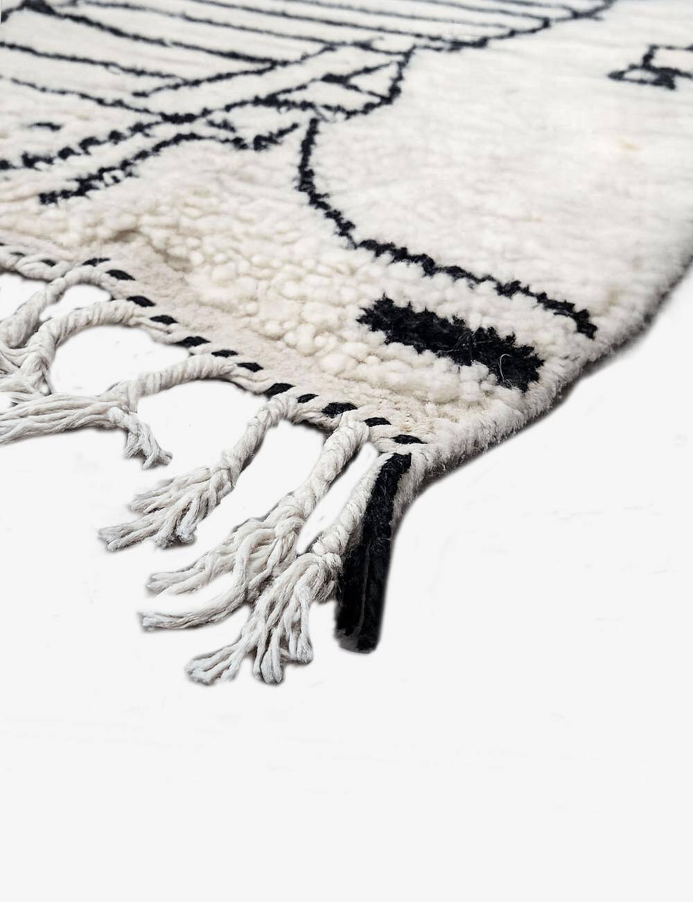 Tapis Noir et Blanc Azilal - 290 x 217 cm