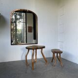Pair of elm side tables