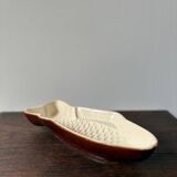Vintage ceramic fish shaped cake plate