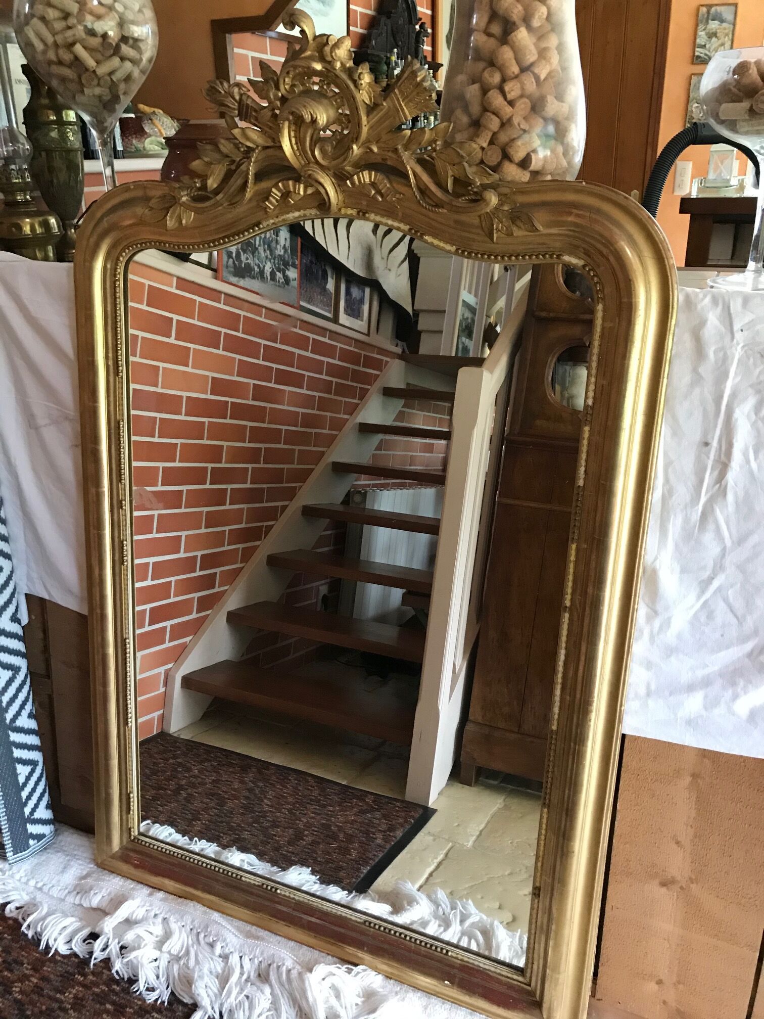 Miroir de cheminée 156 x 102cm