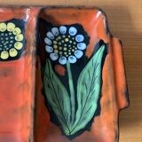 Tripartite dish in vintage ceramics