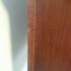 English burl walnut cabinet