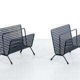 Pilastro perforated metal letter holder