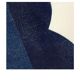 Abstract painting in midnight blue signed Eawy.