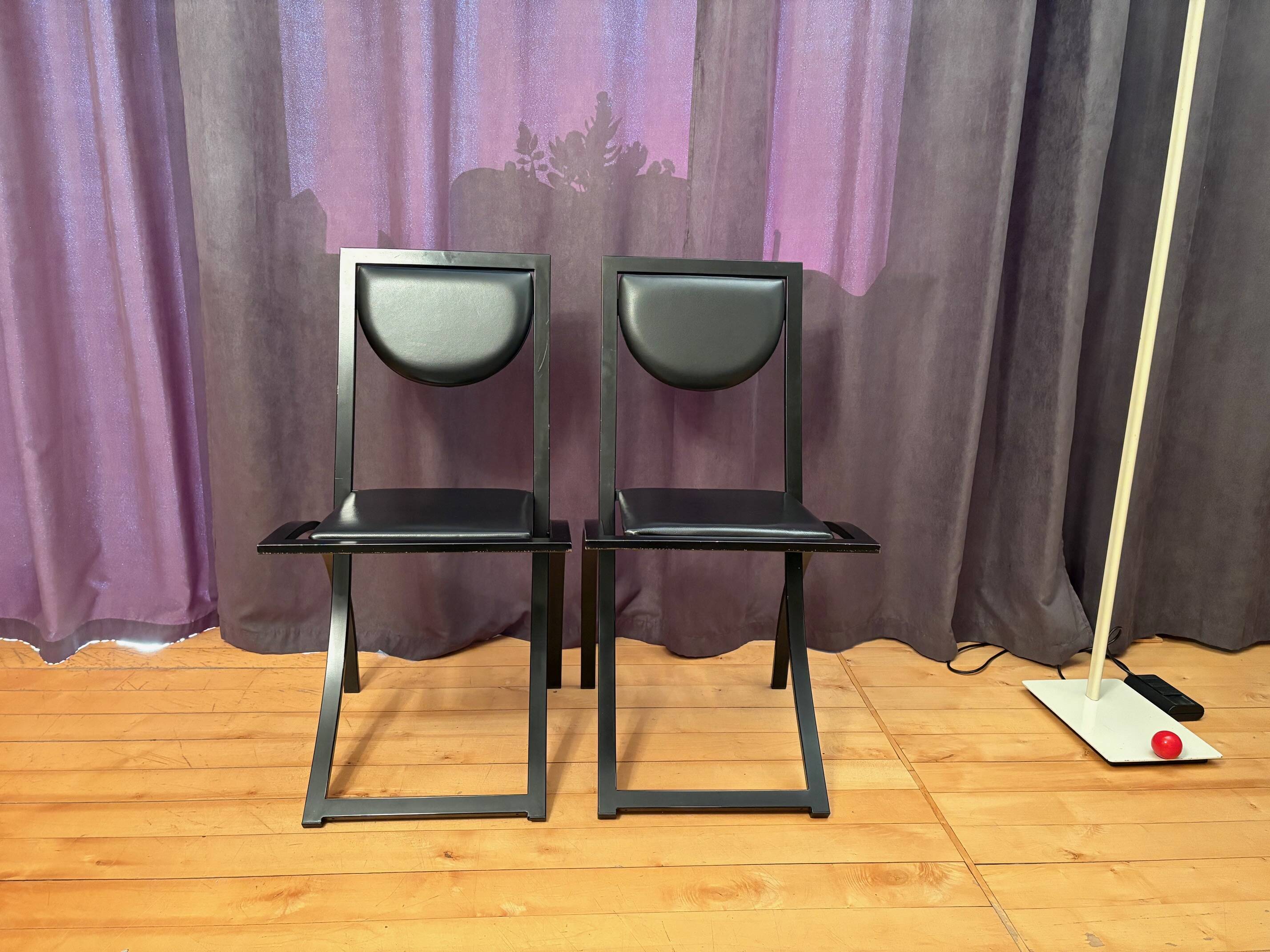 Pair of Sinus chairs designed by Karl Friedrich Förster, KFF, Germany, 1980