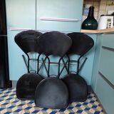 Set of 3 Ikea Sebastian folding chairs by Niels Gammelgaard