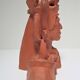 Sculptural Native American face candle holder signed Mario Frascaroli