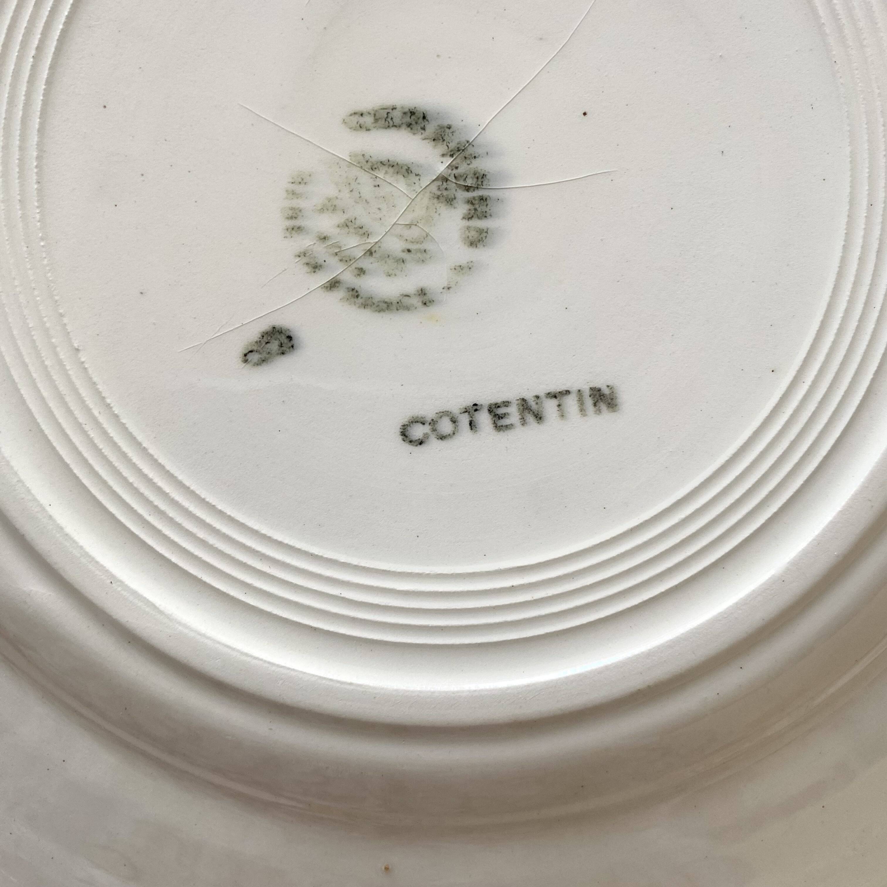 Céranord St Amand dinner plates from the 40s and 50s