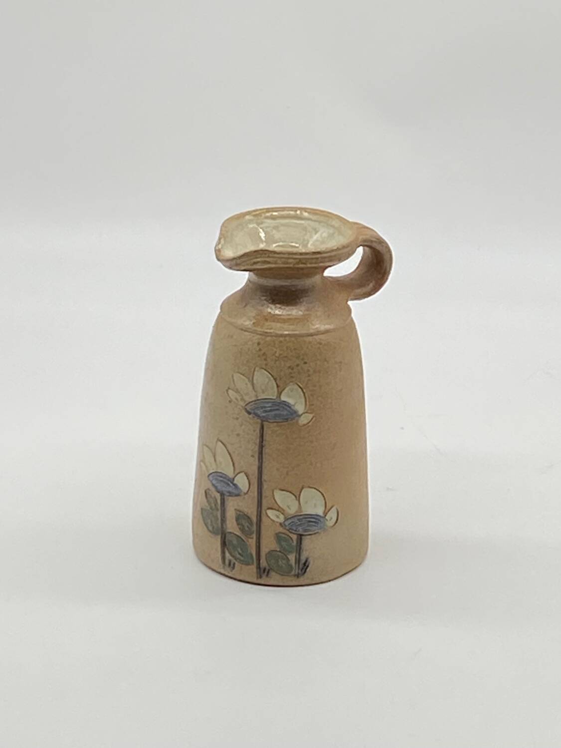 Vase / pichet grès vintage , poterie des Mottes,