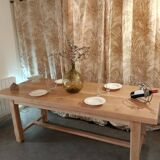 Table de ferme en chêne massif