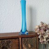 Soliflore bleu murano