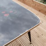 Low foot table compass vintage compass