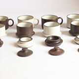 Ceramic filter coffee cups by Zaalberg Holland, 1960s.