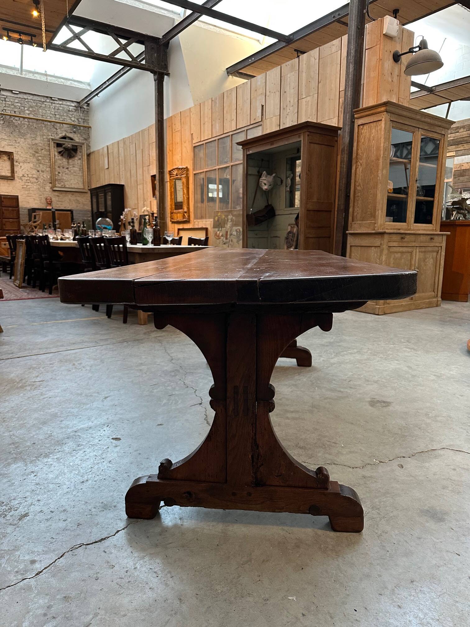 19th century oak farmhouse table
