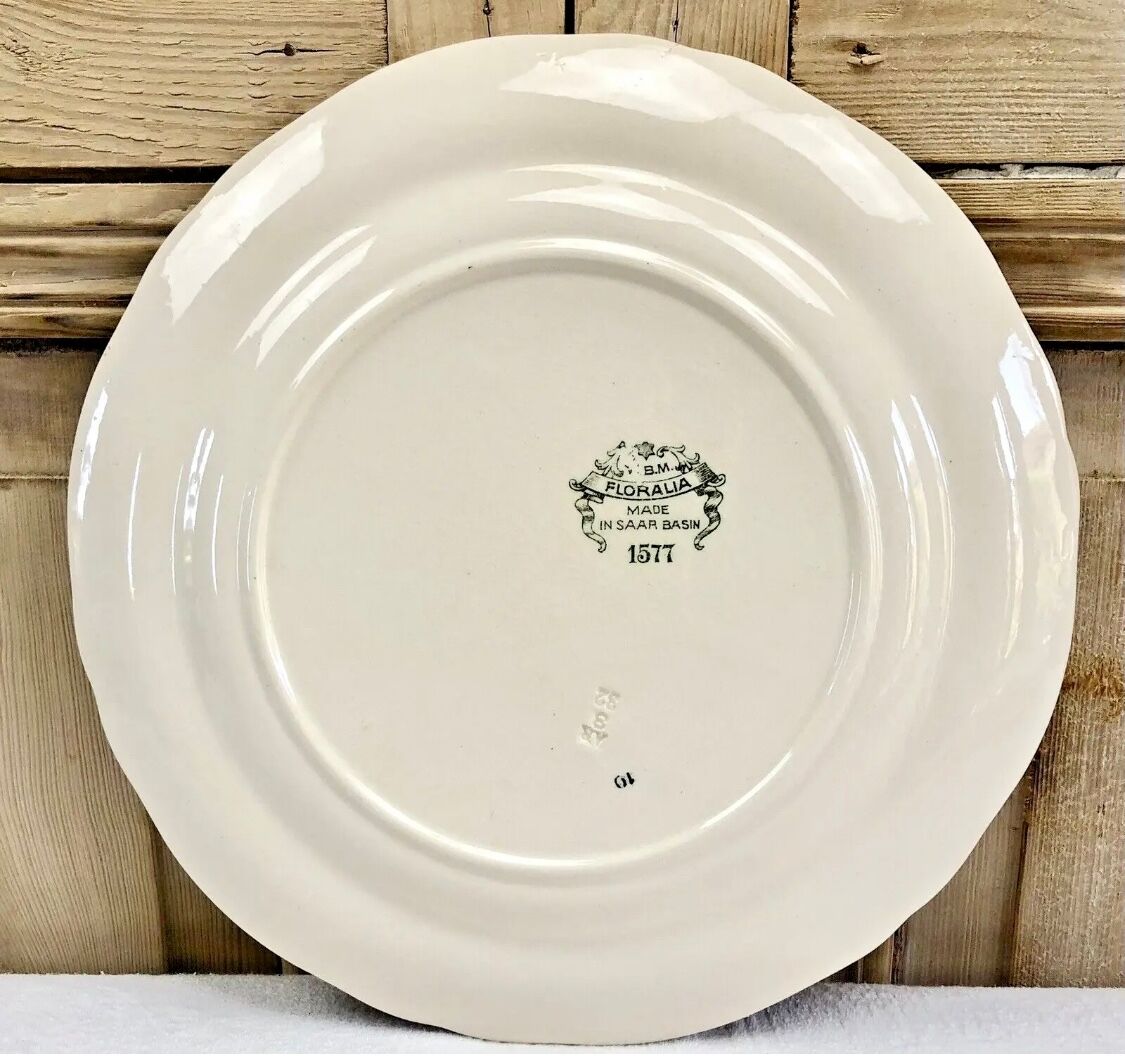 6 old flat plates model Floralia Villeroy & Boch