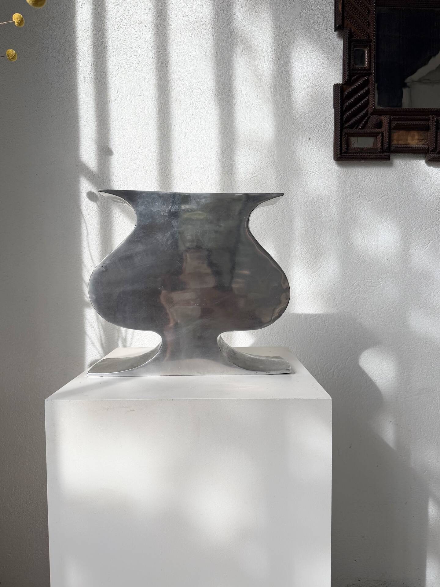 Vase fonte d’aluminium