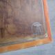 Original old watercolor - Interior architecture