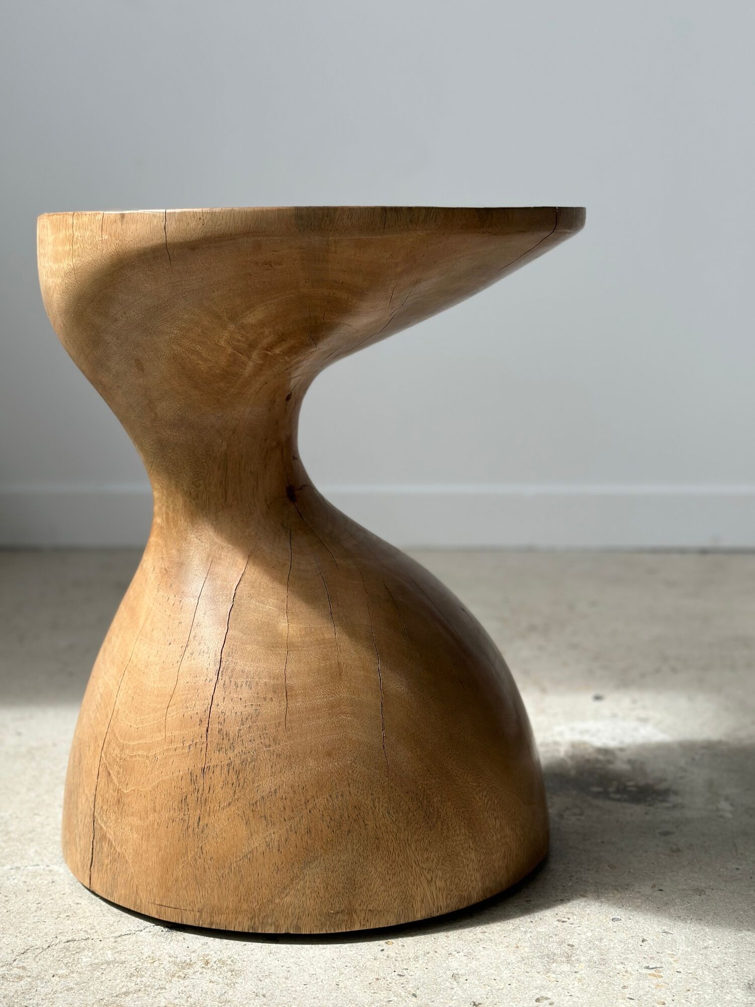 Solid wood sofa end