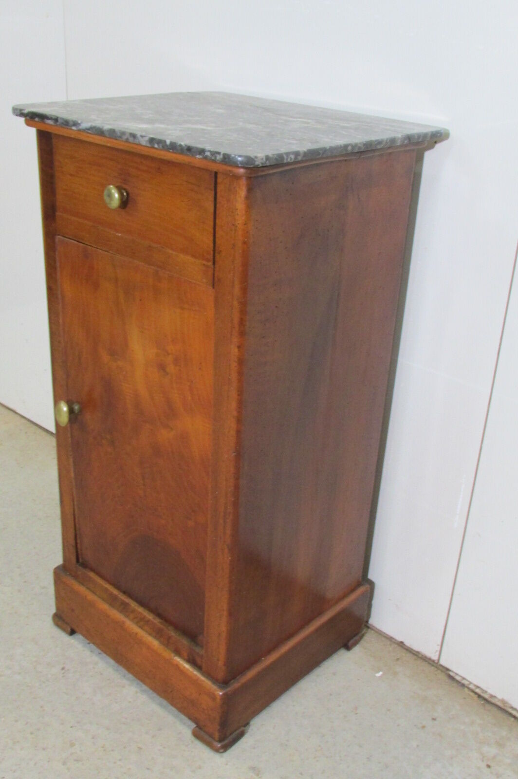 Louis Philippe bedside table in solid cherry