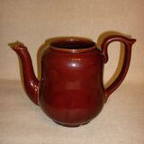 Cafetière très grande en céramique marron